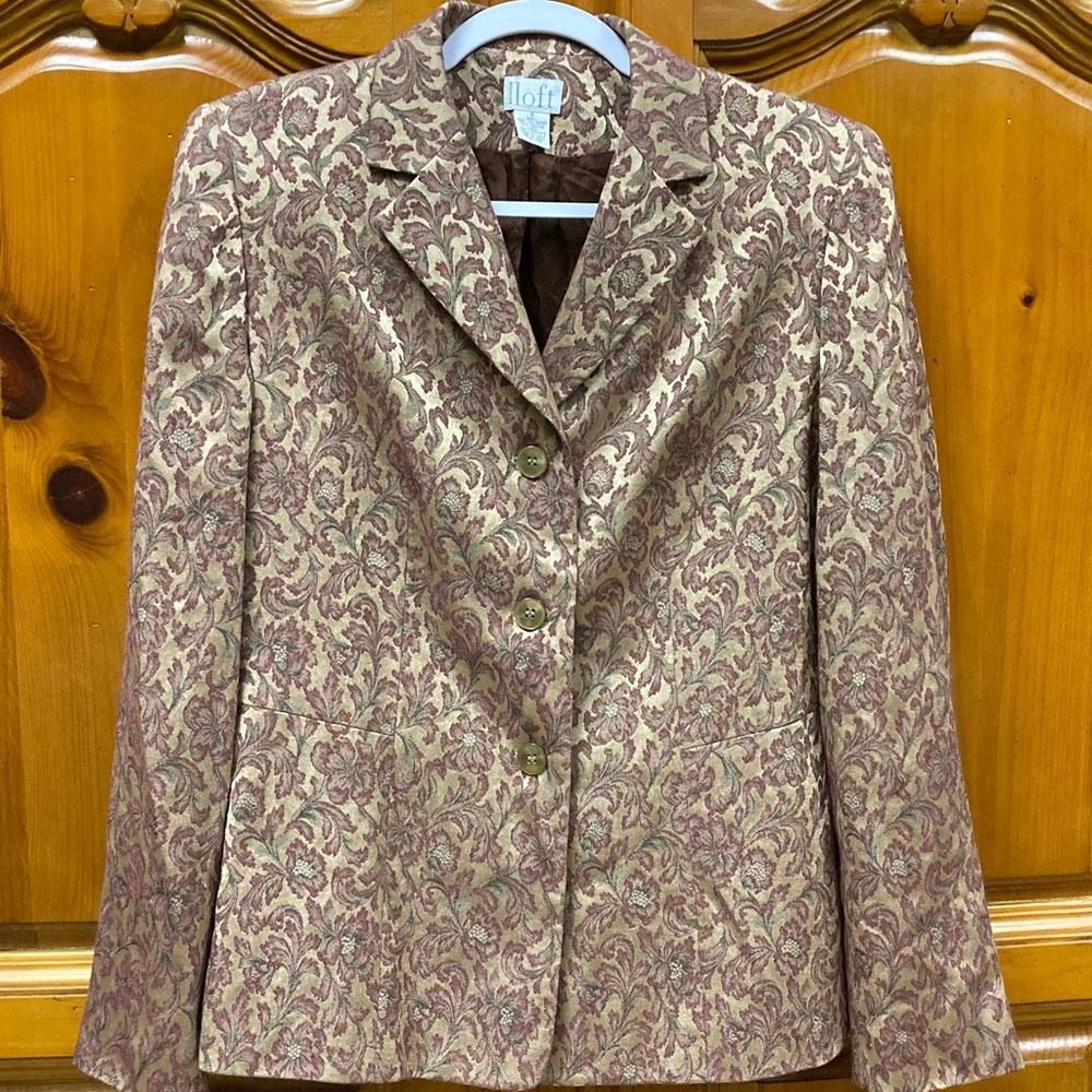 LOFT Floral Blazer